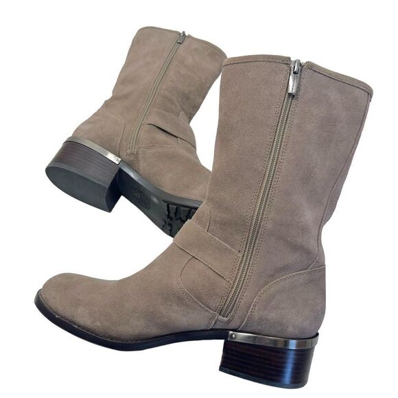 Vince Camuto Wantilla Harnessed Mid Calf Boots - Picture 3 of 12